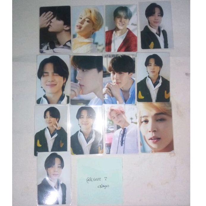 photocard dicon Jimin set