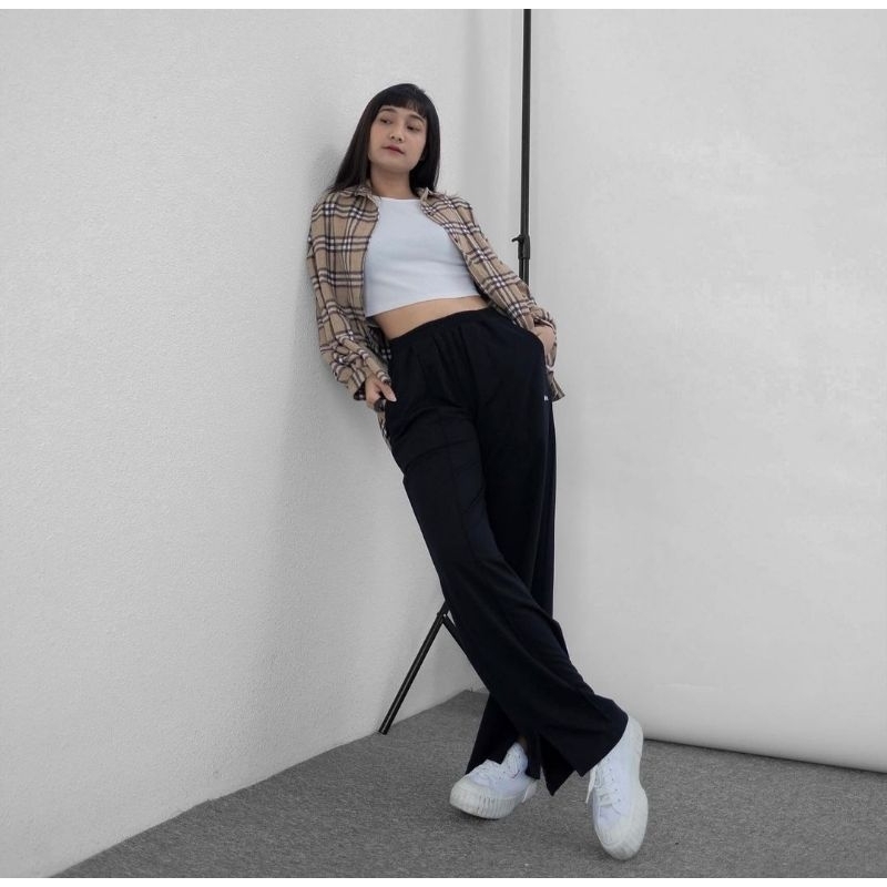 JIEUN RELAX PANTS BLACK BY MATE.LTD