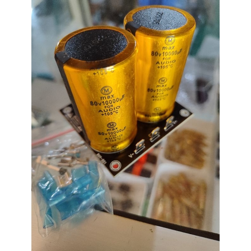 PSU 2 ELCO 10000UF 80V MAX GOLD ORIGINAL