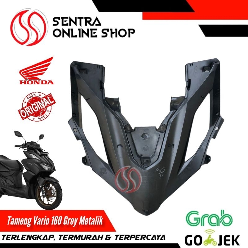 Cover front tameng depan vario 160 grey metalik original