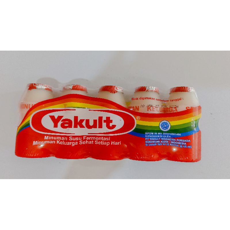 

Yakult minuman susu fermentasi minuman keluarga sehat 325ml 5 botol