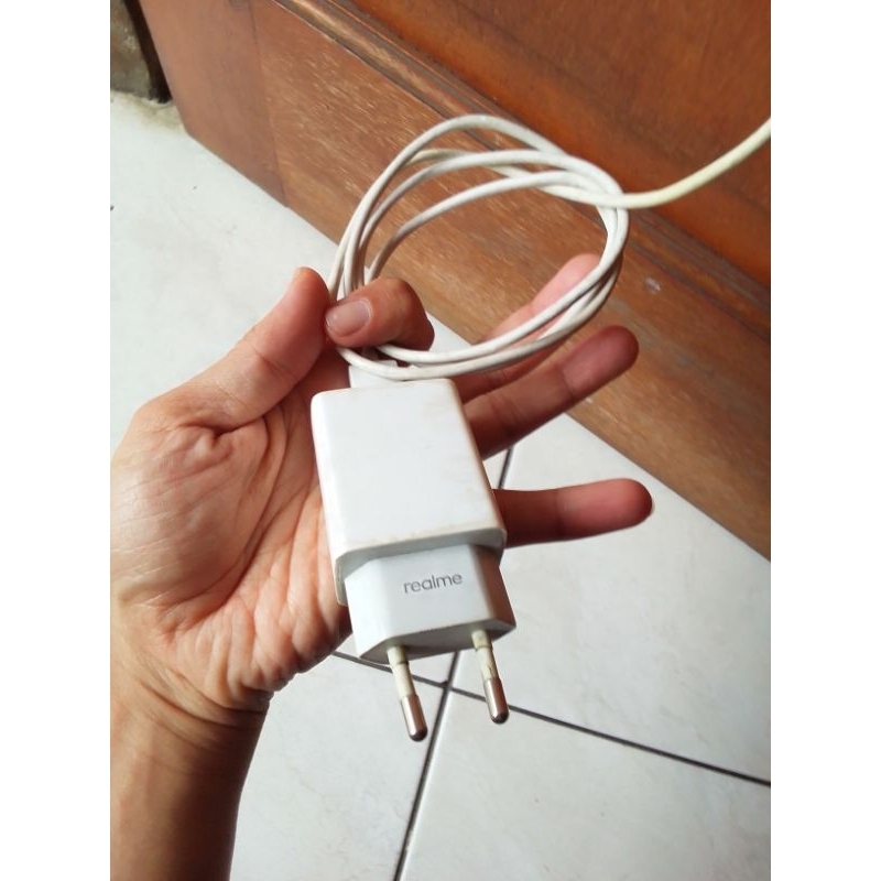 Charger realme original bekas copotan type micro usb