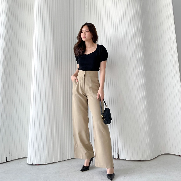 Amara Pants / Celana Panjang Wanita / Casual Pants