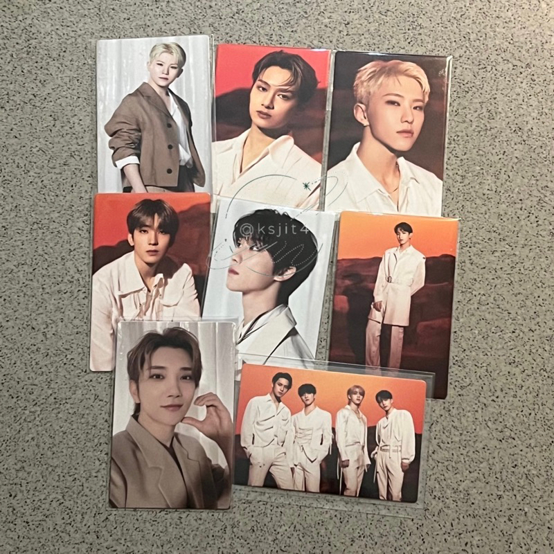 Trading Card Seventeen Be The Sun Joshua Wonwoo Hoshi Jun Woozi DK Hao the8 tc bets
