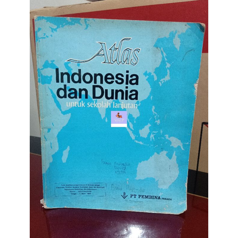 (PRELOVED OWNER) ATLAS INDONESIA DAN DUNIA