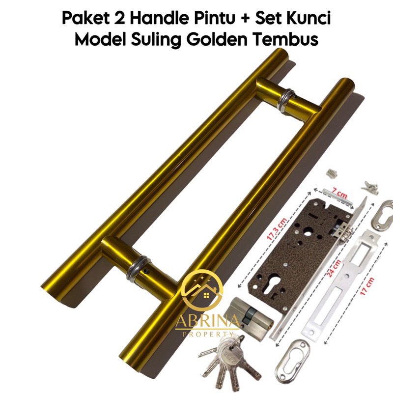 paket 2 handle pintu kaki tembus model suling bulat stainless tarikan gagang pintu rumah minimalis handel hendel pintu rumah murah berkualitas