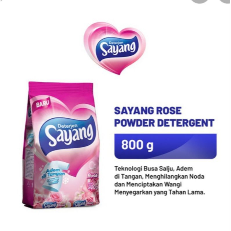DETERJEN SAYANG/Deterjen Sayang Bubuk 800g