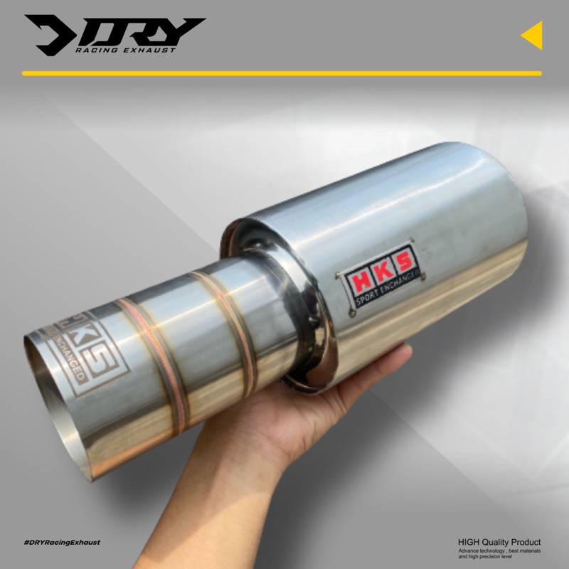 Knalpot Mobil HKS stainless agya ayla brio civic mobilio jazz kijang