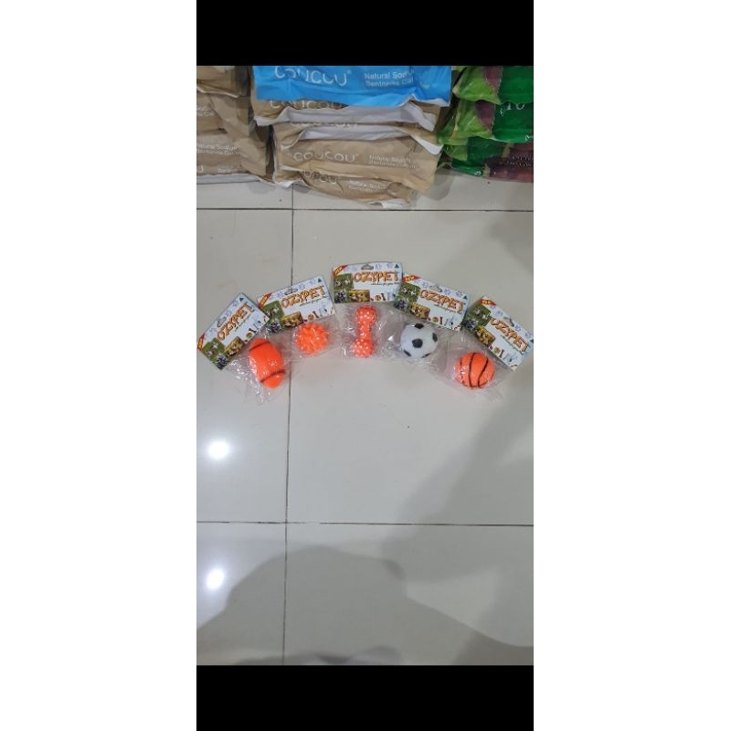 Bola bunyi toy anjing &amp; kucing mainan awet all varian