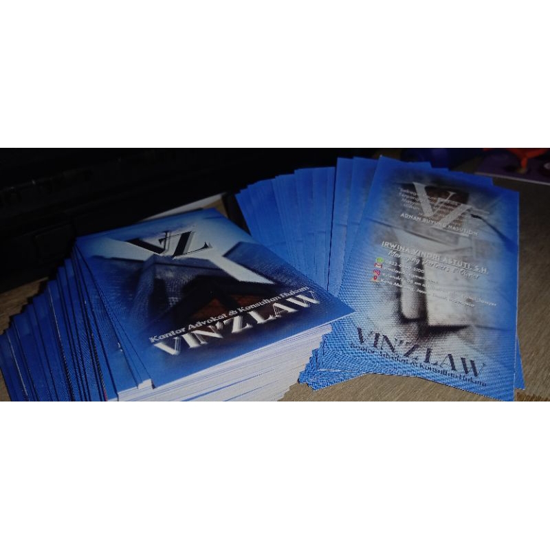 

NAME CARD / KARTU NAMA PLUS LAMINASI GLOSSY