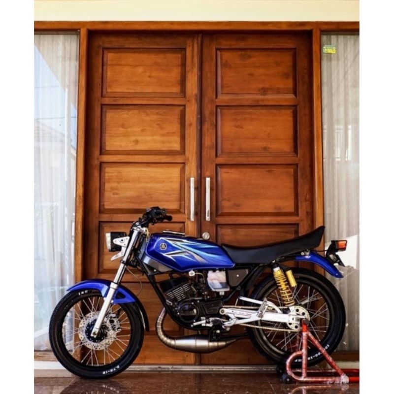 STRIPING ORI YAMAHA RX KING 2005 biru LIS STICKER DECAL RX KING STANDAR RX KING 2005