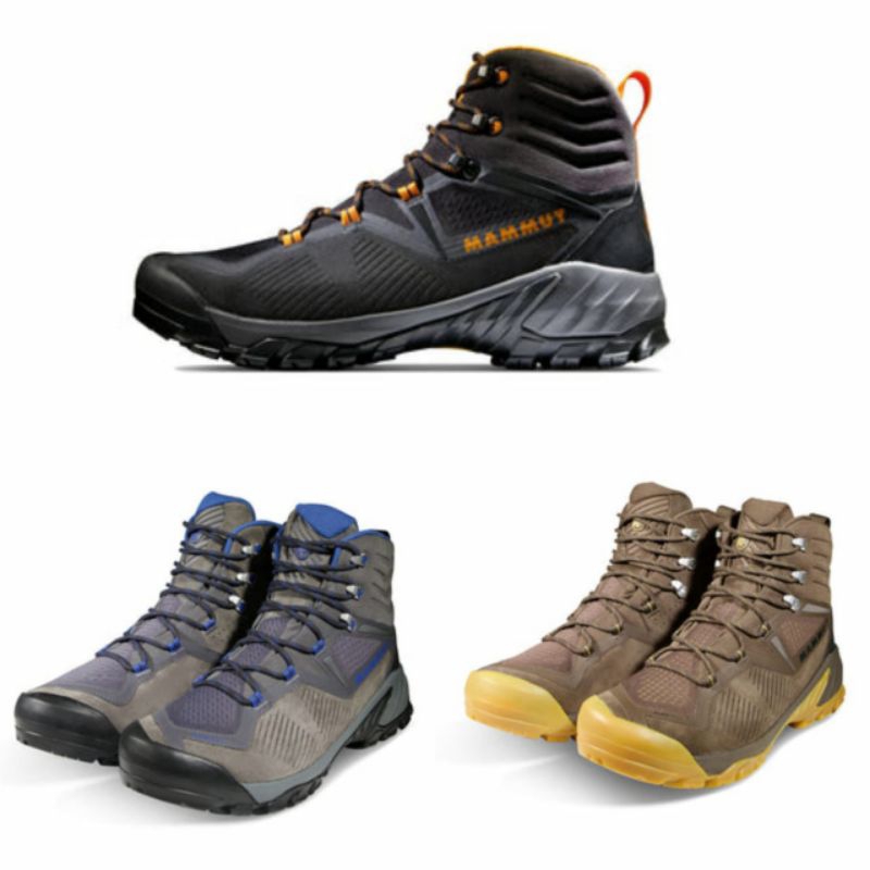 SEPATU GUNUNG HIKING TREKKING BOOTS SHOES MAMMUT SAPUEN HIGH GORETEX