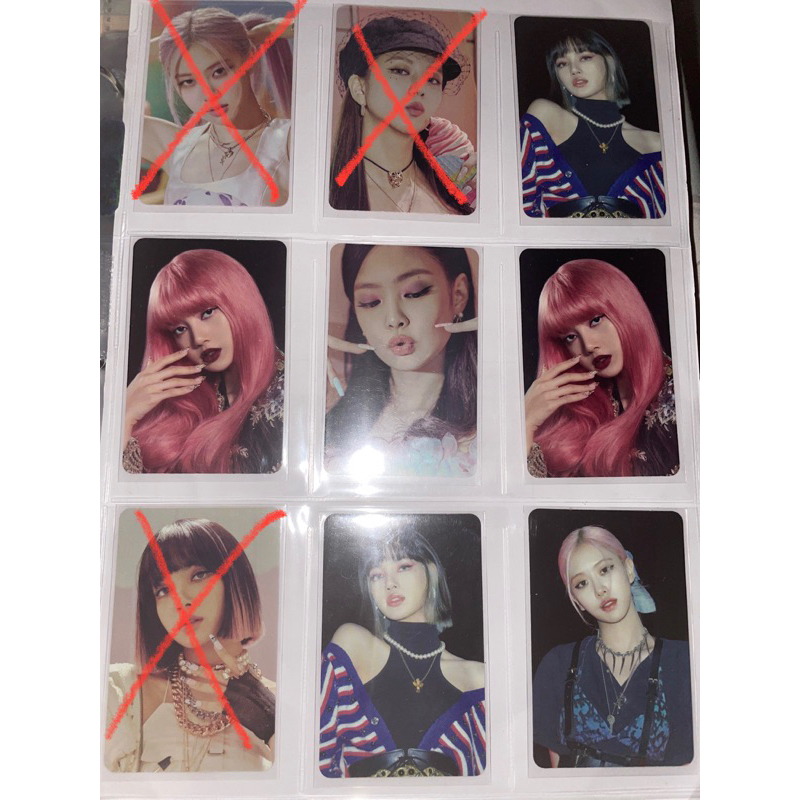 Blackpink Photocard Limited 4 + 1 Jennie Jisoo Rose Lisa Hylt lsg ic