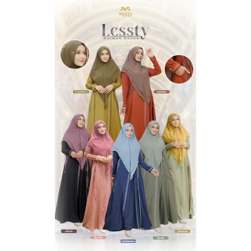 MYZTA LESSTY KHIMAR DRESS