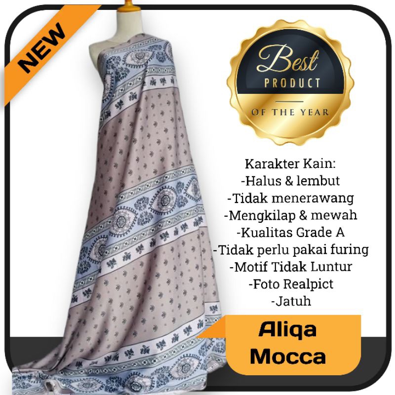 Kain D.Silk motif Aliqa harga persetengah meter 0.5 m