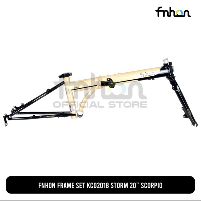 fnhon frame set storm edisi zodiak 20 / 22 discbrake fnhon storm terbaru 2023