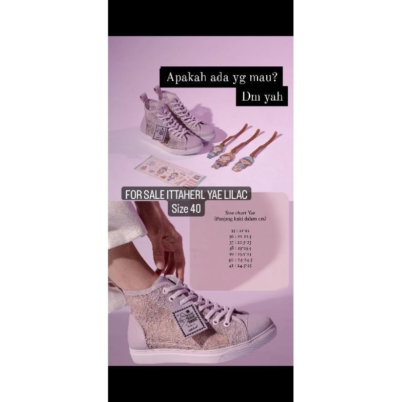 ittaherl yae lilac size 40