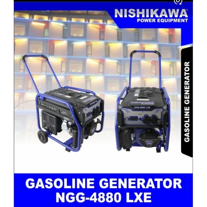 genset 3000 watt Nisikawa NGG-4880 LXE gasoline Generator Nisokawa 3000 watt