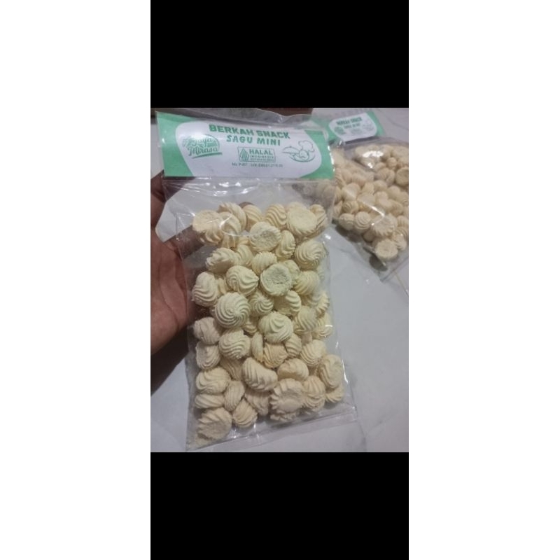 

cemilan kue sagu mini rasa original 250gram - berkah snack bumiayu