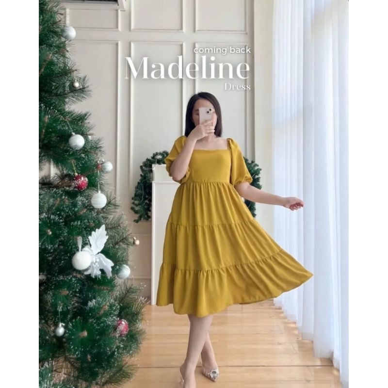 Madeline puff dress - ruffle dress - big size dress - jumbo size dress - ruffle dress ala korea