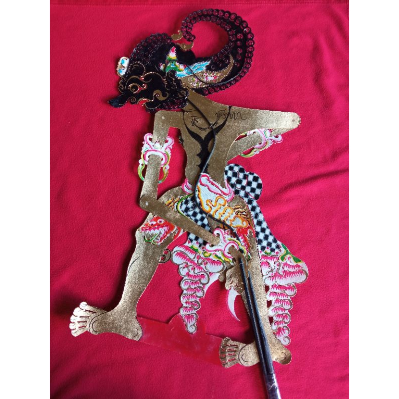 Wayang kulit asli Indonesia Tokoh WERKUDARA/BIMA GAGRAK JOGJA