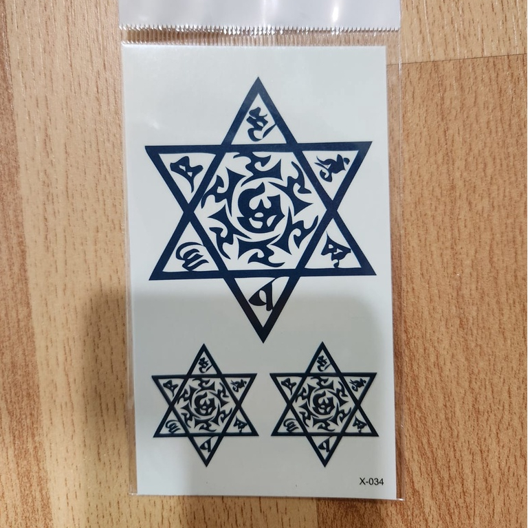Tato Temporer Stars Tato anti air Temporary tattoo Premium Import Quality
