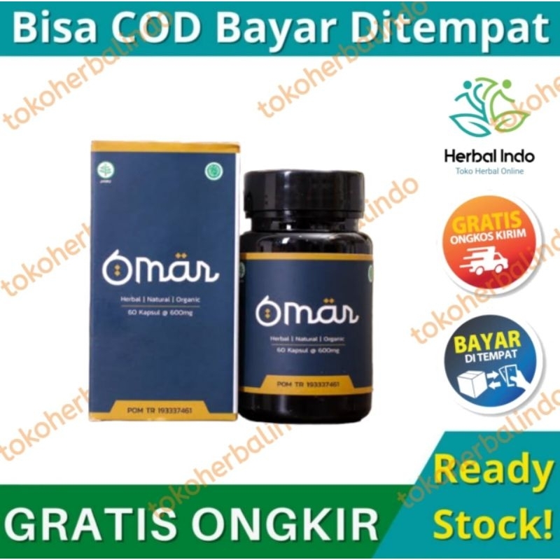 OBAT HERBAL STAMINA PRIA OMAR ORIGINAL 100% ISI 60 KAPSUL SUPLEMEN PRIA