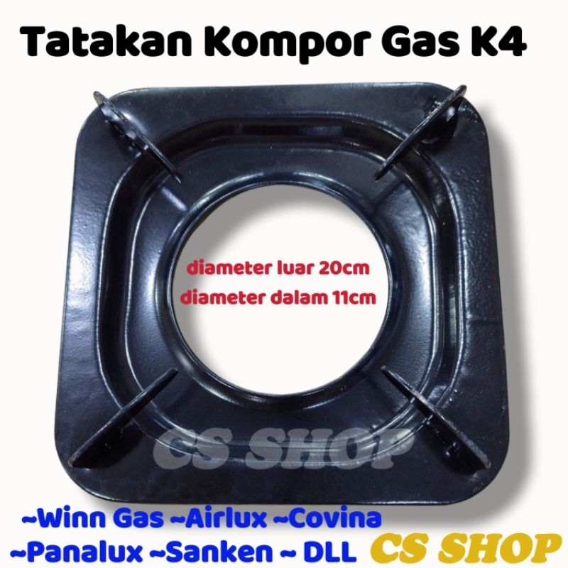 Tatakan Kompor Gas Winn Gas K4/Tatakan Kompor Gas Sanken/Dudukun Kompor Gas