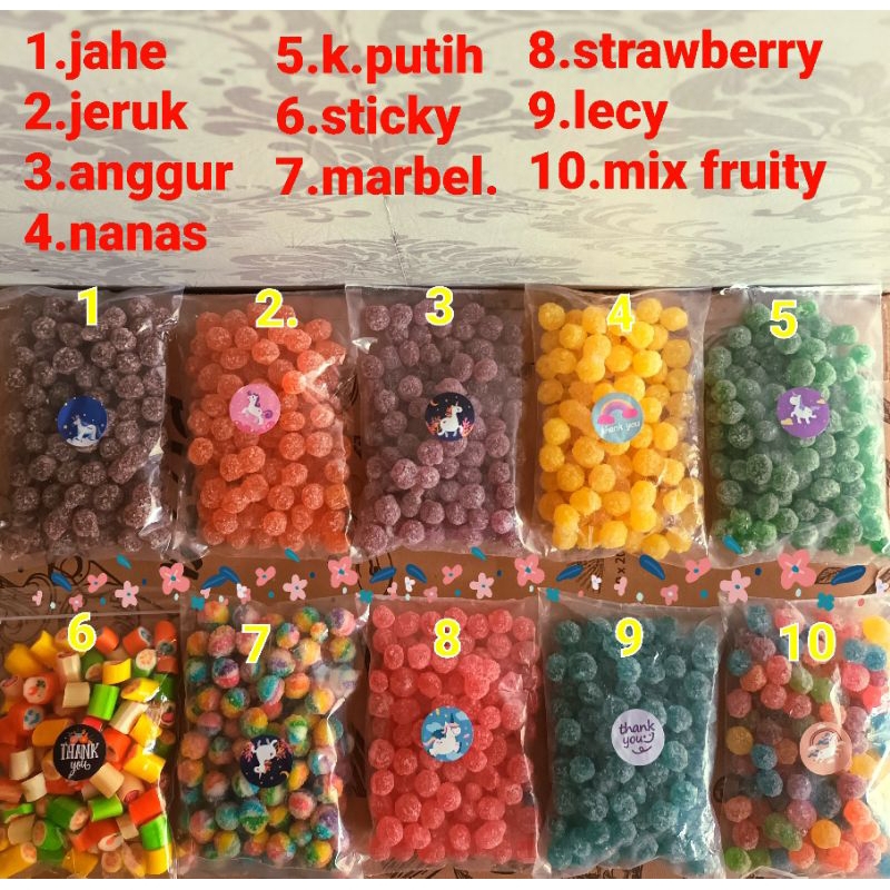 

fruity candy SACHET