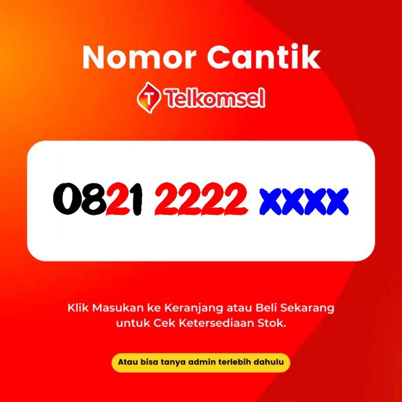 Nomor Cantik Nomer Kartu Perdana Telkomsel. Simpati No hp 1111 2222