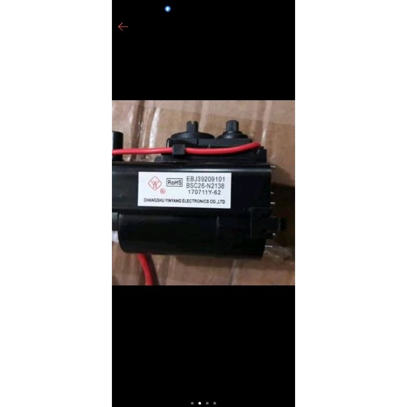 Ready stok Flyback TV LG  29inc super slim 29FS4RL 
Data pin persamaan  
COL_B+118V_+14V_-14V_200V_G