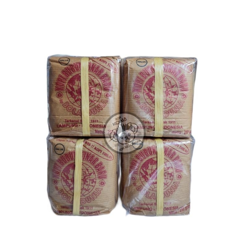 Kopi Bubuk Halus Sinar Baru Cap Bola Dunia Asli Lampung 1 Kg