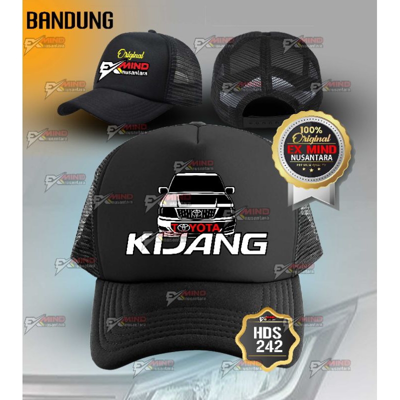 EXMIND BANDUNG Topi Toyota Kijang Topi Trucker Jaring Premium Distro Unisex Dewasa