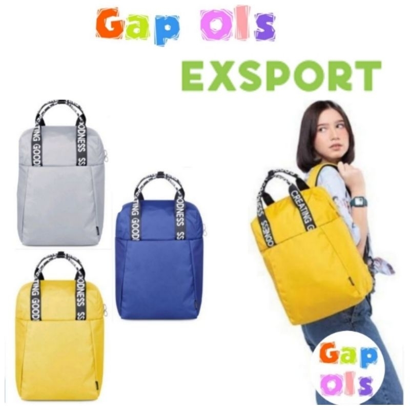 EXPORT Tas Sekolah Tas Kuliah EXSPORT Tas Laptop Backpack EXSPORT  Moa Zarza Tas Ransel Ransel Backp