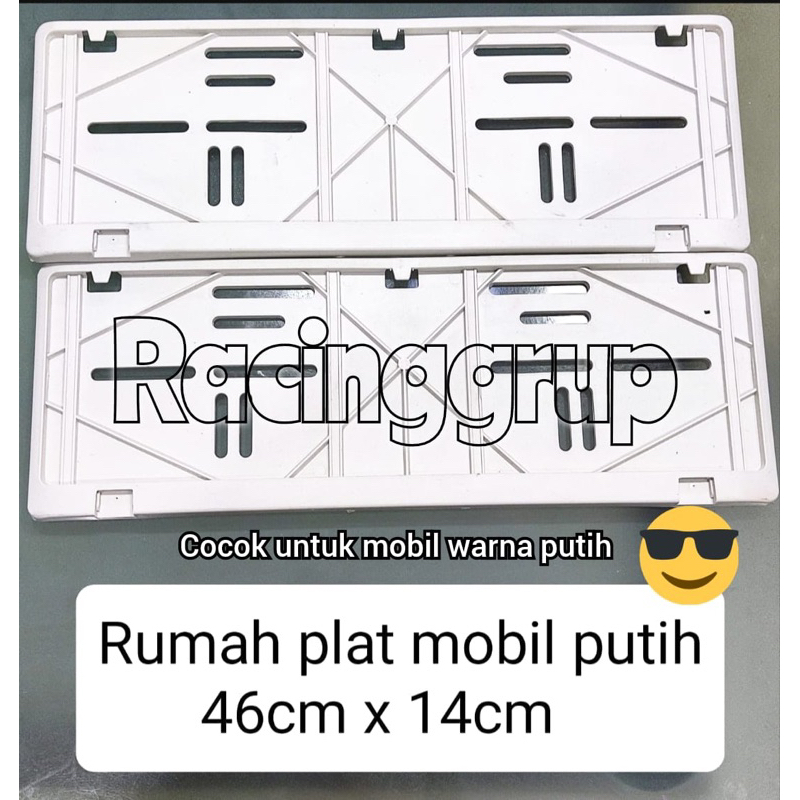 tempat tatakan plat mobil putih brio mobilio pajero ayla sigra xpander ertiga avanza inova