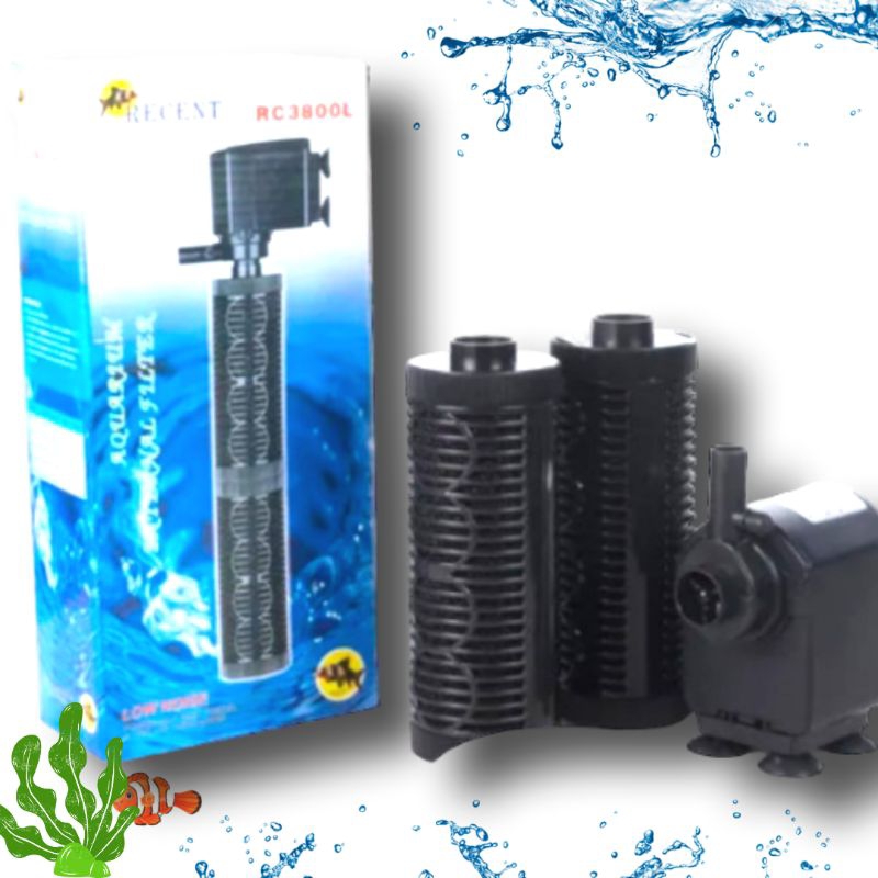 Promo murah pompa aquarium internal filter RECENT RC 3800L