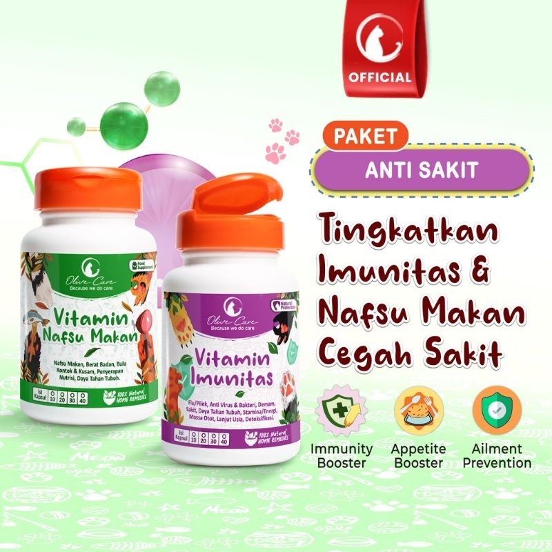 OLIVE CARE PAKET VITAMIN ANTI SAKIT