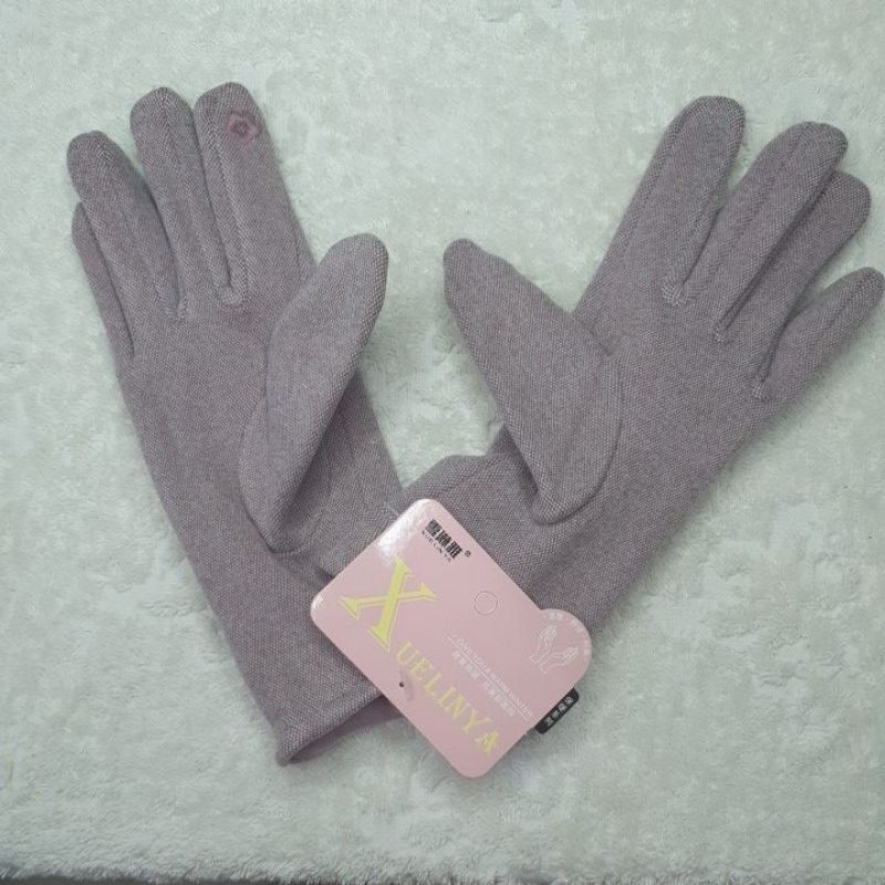 sarung tangan wanita fashion woman gloves touch screen drill DR04