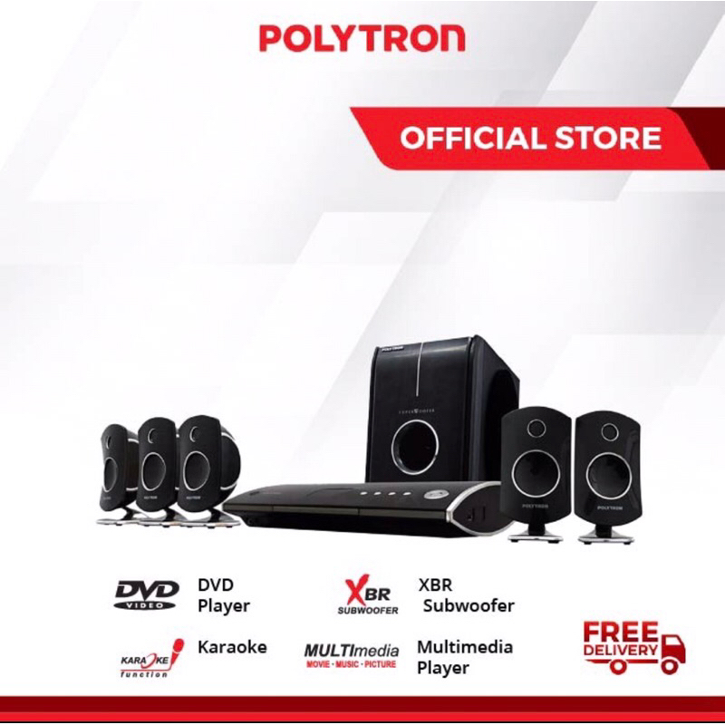 Polytron Home Theater PHT 500SR With Bluetooth - Garansi resmi