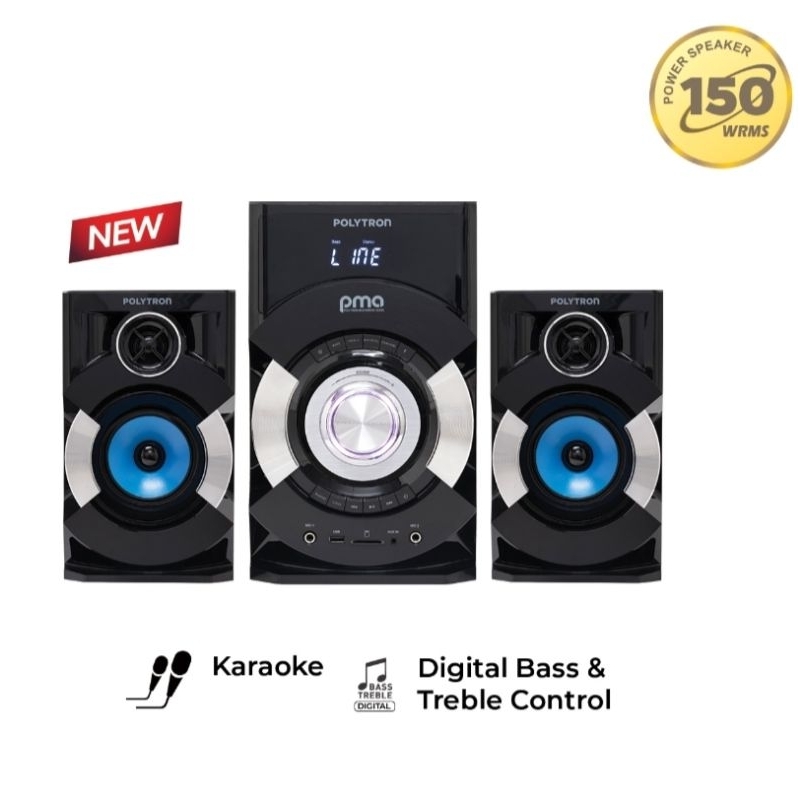 SPEAKER POLYTRON PMA9527 / PMA 9527 (BLUETOOTH / KARAOKE / AUX) PMA9507 PMA 9507