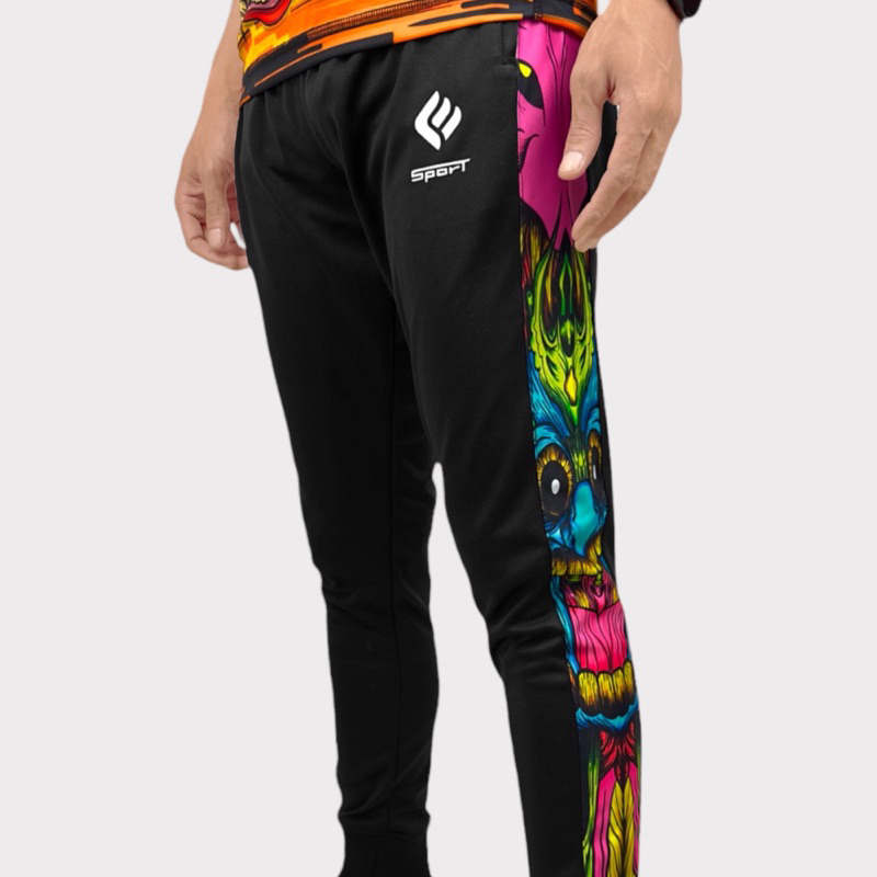 Celana Olahraga Training Pria Sambung Printing | Celana Training Panjang Olahraga Sambung Printing