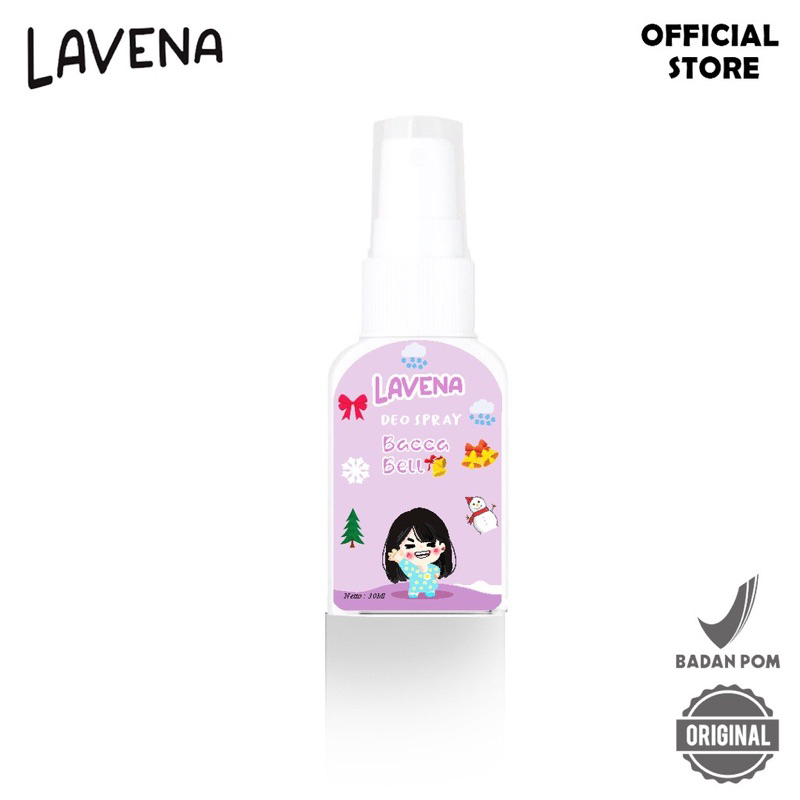 BUY10FREEMASKER - BPOM LAVENA DEO SPRAY LAVENA BODY MIST 30ml PARFUM BADAN UNISEX DEODORANT PENGHILANG BAU KETIAK SPRAY CHINGU BY KIYOWO YEPPUYEPPU GEAMOORE LAVIUNA HOLIGREL