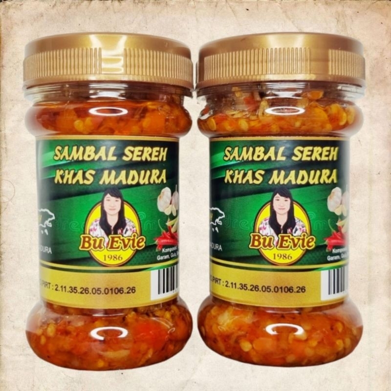 

Sambal Sereh "Bu Evie" 150 gram