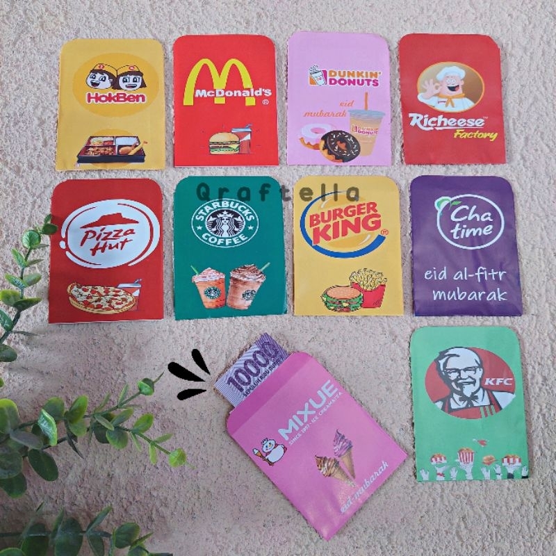 

(Size MEDIUM) Amplop Lebaran SULTAN Fastfood VIRAL 2024 | Amplop Idul Fitri | Amplop Snack