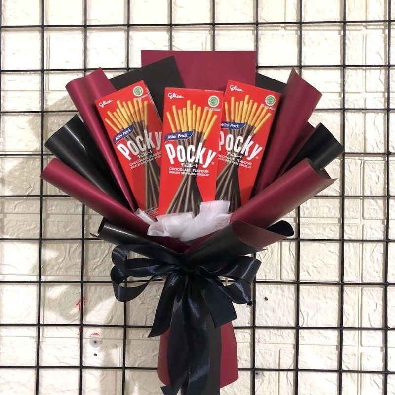 

BUKET SNACK POCKY | BOUQUET POCKY CHOCOLATE | BUKET POCKY GLICO