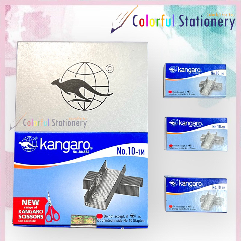

Isi Staples / Refil Stapler Kangaro No.10 (Pcs)