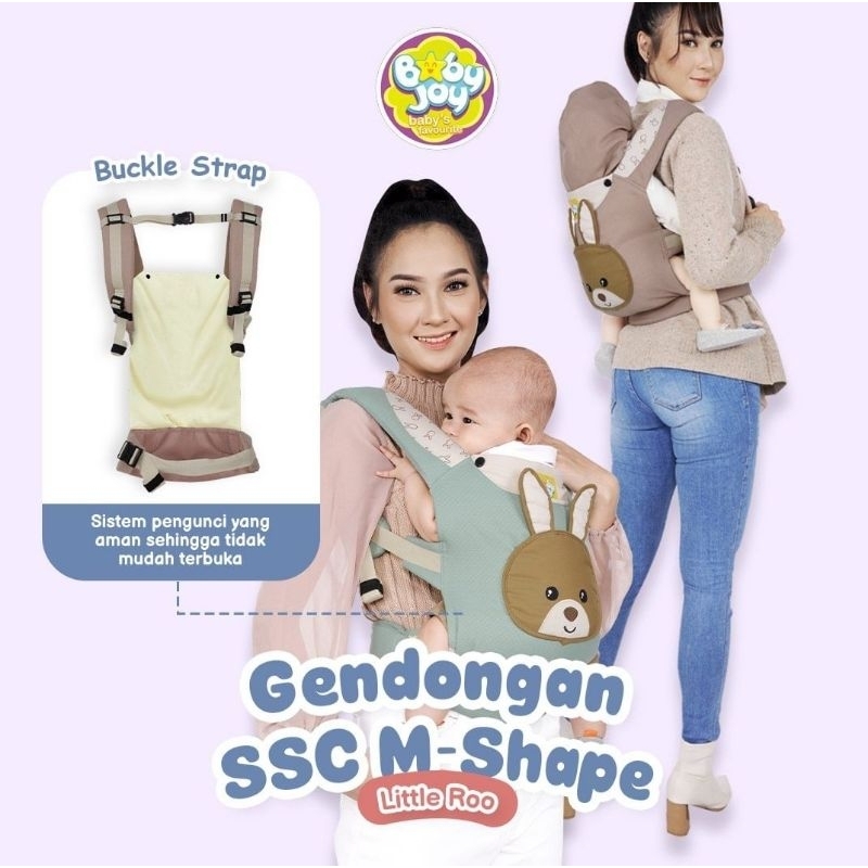 Baby Joy Gendongan Ransel SSC M-Shape Little Roo Series - BJG 3056
