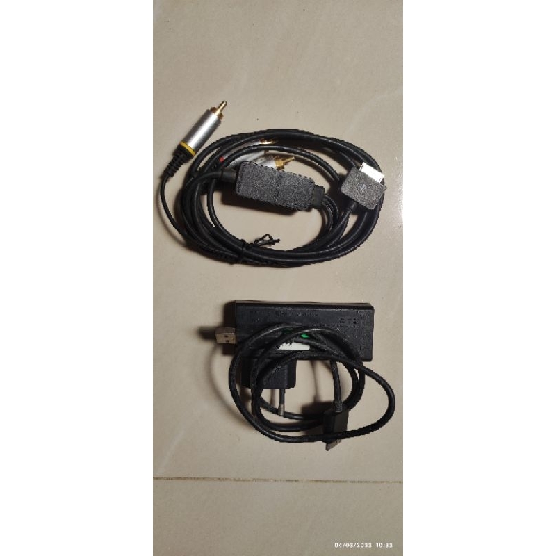 charger psp go dan kabel AV