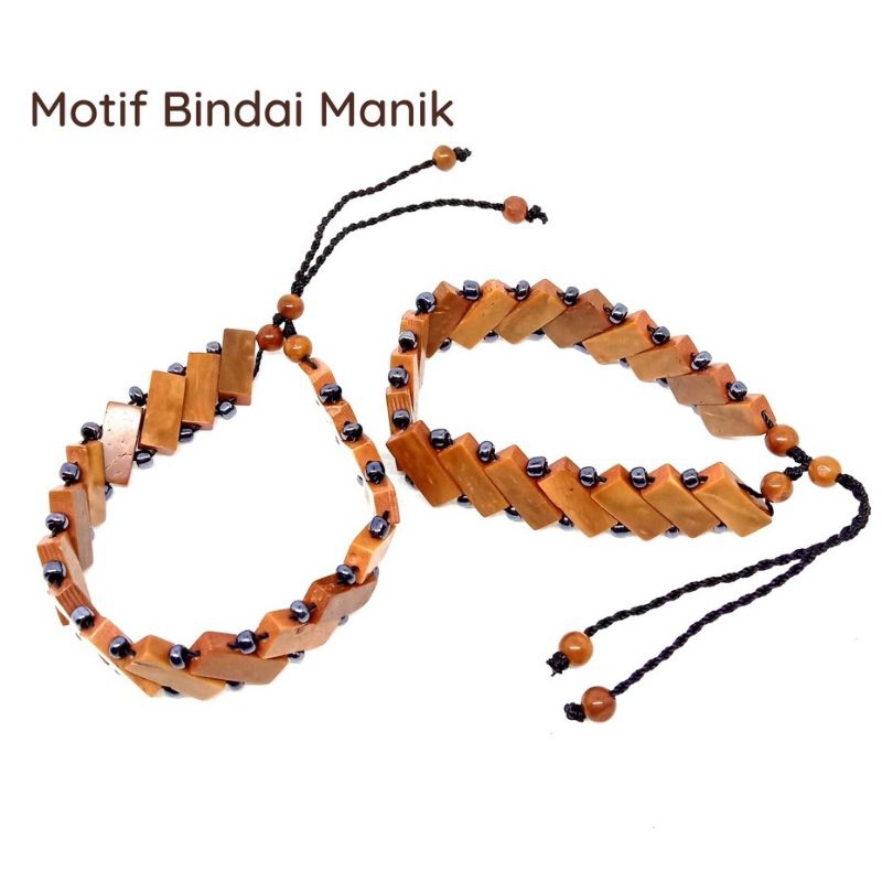 Gelang Kokka Kauka motif rel manik original untuk Kesehatan Asli Turki Garansi Uang Kembali
