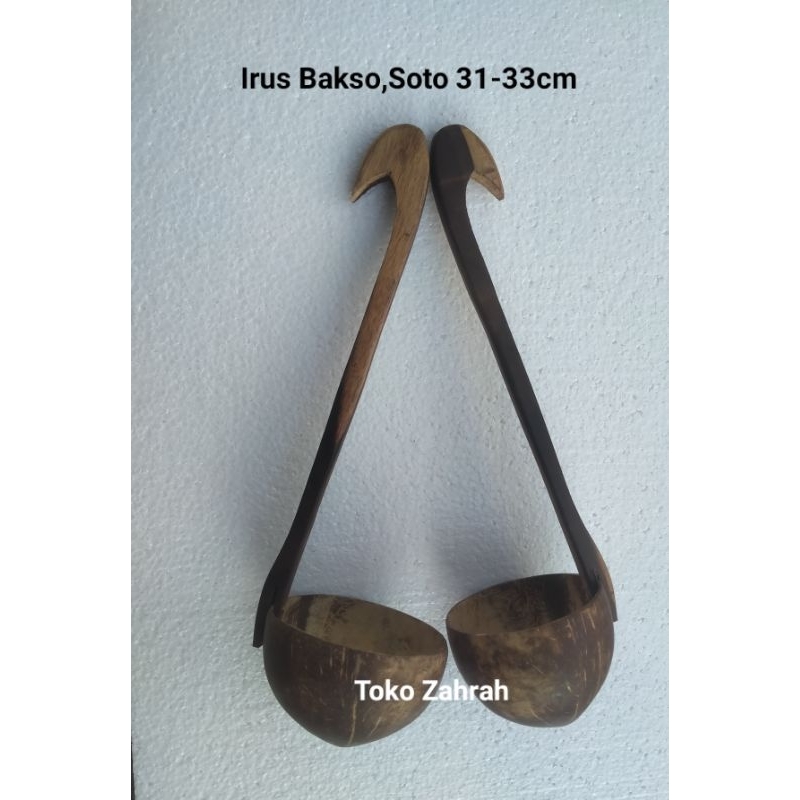 1 pcs Irus Centong Soto, Dawet,bakso  Batok gagang kayu sonokeling
